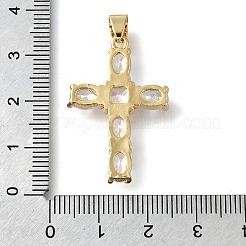 Brass Cubic Zirconia Pendant&nbsp;ZIRC-C021-33G