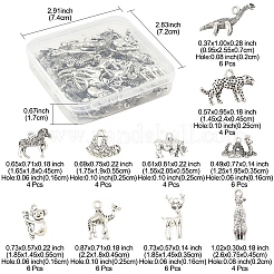 50Pcs Tibetan Style Alloy Animals Pendants&nbsp;FIND-FS0004-34