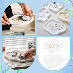 Cloud Gesso Jewelry Plate&nbsp;WH-WG70857-01