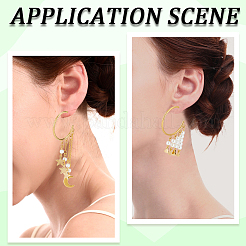 14Pcs 304 Stainless Steel Stud Earring Findings&nbsp;STAS-BBC0004-19