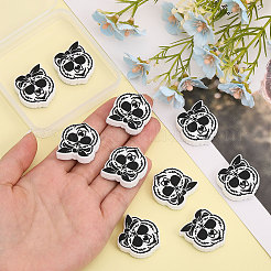 10Pcs Food Grade Eco-Friendly Silicone Beads&nbsp;SIL-CA0001-98