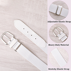 Imitation Leather Elastic Softball Belts&nbsp;AJEW-WH20006-283A