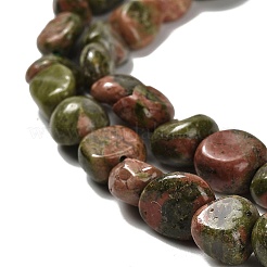 Natural Unakite Beads Strands&nbsp;G-P497-01E-48
