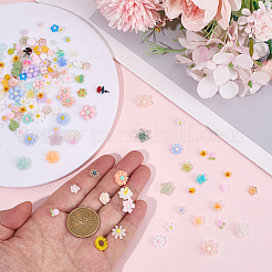 3 Sets 150Pcs Opaque Resin Cabochons&nbsp;CRES-CP0001-10