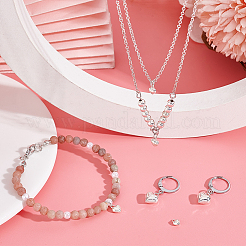 6Pcs 3 Style 925 Sterling Silver Charms&nbsp;STER-PH0001-84