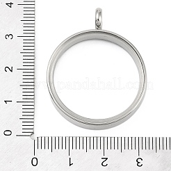 304 Stainless Stee Locket Pendants&nbsp;STAS-S132-16P-04