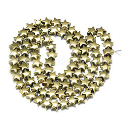 Electroplate Non-magnetic Synthetic Hematite Beads Strands&nbsp;G-S352-54