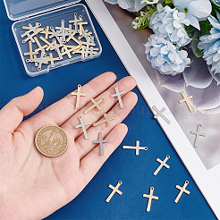 40Pcs 2 Colors 201 Stainless Steel Pendant Sets&nbsp;STAS-UN0044-79