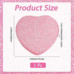 1Pc ABS & Glass Mirror Portable Makeup Folding Mirror&nbsp;AJEW-SP0001-60A