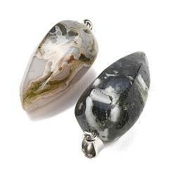 Natural Tree Agate Pendants&nbsp;GG-K002-16H