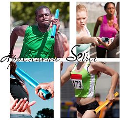 7Pcs 7 Colors Aluminum Alloy Relay Batons&nbsp;AJEW-NB0003-68