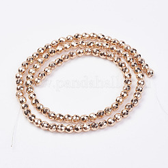 Non-magnetic Synthetic Hematite Bead Strands&nbsp;G-P262-25-6mm-KCG