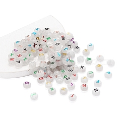 150Pcs Luminous Acrylic Beads&nbsp;LACR-YW0001-02