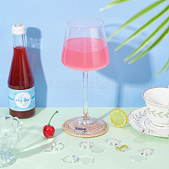 Acrylic Wine Glass Charms&nbsp;AJEW-BC0003-80