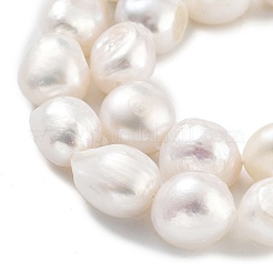 Natural Cultured Freshwater Pearl Beads Strands&nbsp;PEAR-P062-31B