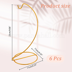 6Pcs Iron Wire Ornament Display Stand&nbsp;AJEW-DR0002-03G-02