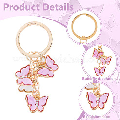 Zinc Alloy Keychain&nbsp;KEYC-WH20004-08B