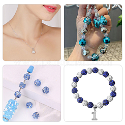150Pcs 10 Colors Pave Disco Ball Beads&nbsp;RB-AR0001-27