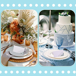 80Pcs Rectangle Paper Table Place Cards&nbsp;AJEW-TA0003-64A