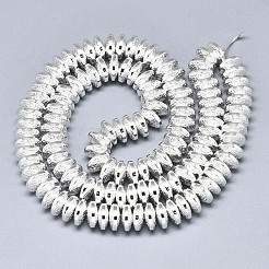 Electroplate Non-magnetic Synthetic Hematite Beads Strands&nbsp;G-S372-001-01S