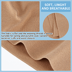 Cotton Stretch Kintted Rib Fabric&nbsp;DIY-WH0002-69D