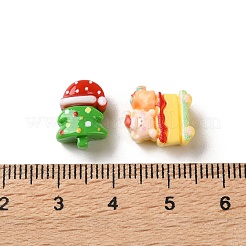Christmas Opaque Resin Cabochons&nbsp;CRES-D323-02