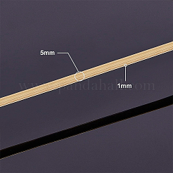 Half Round Brass Wire for Jewelry Making&nbsp;CWIR-WH0003-02-B