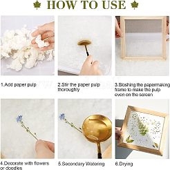 Wooden Paper Making&nbsp;LS-DIY-WH0171-49B