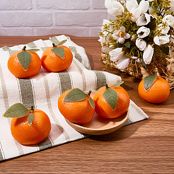 Plastic Orange Display Decorations&nbsp;DJEW-CN0001-47B