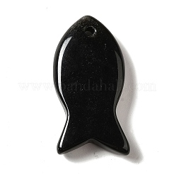 Natural Obsidian Pendants&nbsp;G-G932-B01