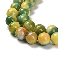 Dyed Natural Agate Beads Strands&nbsp;G-G203-09G-10mm