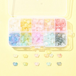 400Pcs 10 Colors Transparent Acrylic Beads&nbsp;OACR-FS0004-08