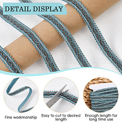 Polyester Braided Lace Ribbon&nbsp;OCOR-WH20006-66A
