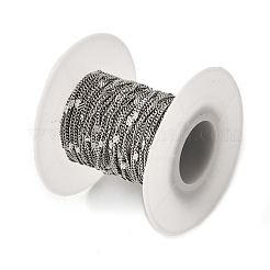 304 Stainless Steel Curb Chains&nbsp;CHS-B015-11P
