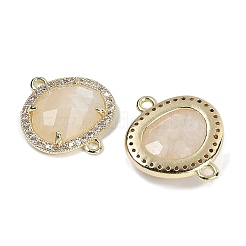 Natural Moonstone Faceted Oval Links&nbsp;G-B126-01G-13