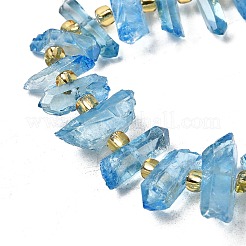 Natural Quartz Crystal Beads Strands&nbsp;G-F800-C16