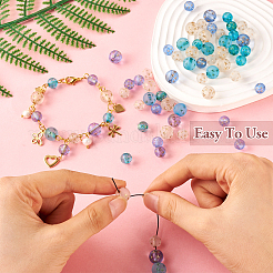 75Pcs 6 Styles Transparent Frosted Resin Beads&nbsp;RESI-TA0002-42
