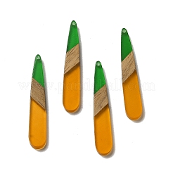 Opaque Resin & Walnut Wood Pendants&nbsp;RESI-D060-A