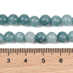 Natural Dyed White Jade Beads Strands&nbsp;GG-CBAEB22-B01-6mm-04