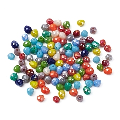 120Pcs Opaque Glass Beads Strands&nbsp;EGLA-YW0001-23