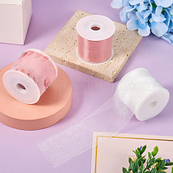 15 Yards 3 Styles Flat Organza Ribbons&nbsp;OCOR-TA0001-58A