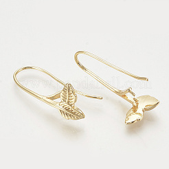 Brass Earring Hooks&nbsp;LS-KK-T027-115G