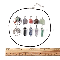 DIY Gemstone Necklace Making Kit&nbsp;DIY-FS0003-53