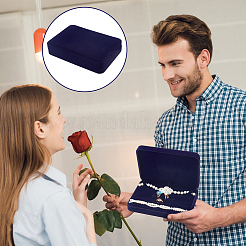 Velvet Jewelry Set Storage Gift Box&nbsp;CON-WH0104-10A