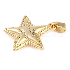 Rack Plating Brass Pendants&nbsp;KK-R165-06G