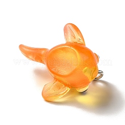 Marine Series Transparent Resin Pendants&nbsp;RESI-E031-02P-06