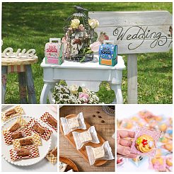 20Pcs 2 Colors Kraft Paper Cardboard Candy Storage Tote Boxes&nbsp;AJEW-CJ0001-59