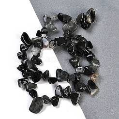 Natural Eagle Eye Stone Nuggets Beads Strands&nbsp;G-B125-A15-01