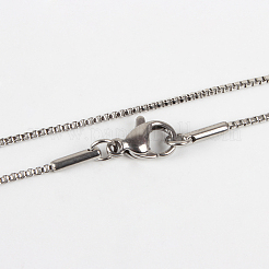 Tarnish Resistant 304 Stainless Steel Venetian Chain Necklace Making&nbsp;STAS-P046-07P