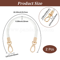 2Pcs PU Leather Bag Handles&nbsp;DIY-CL0001-95B